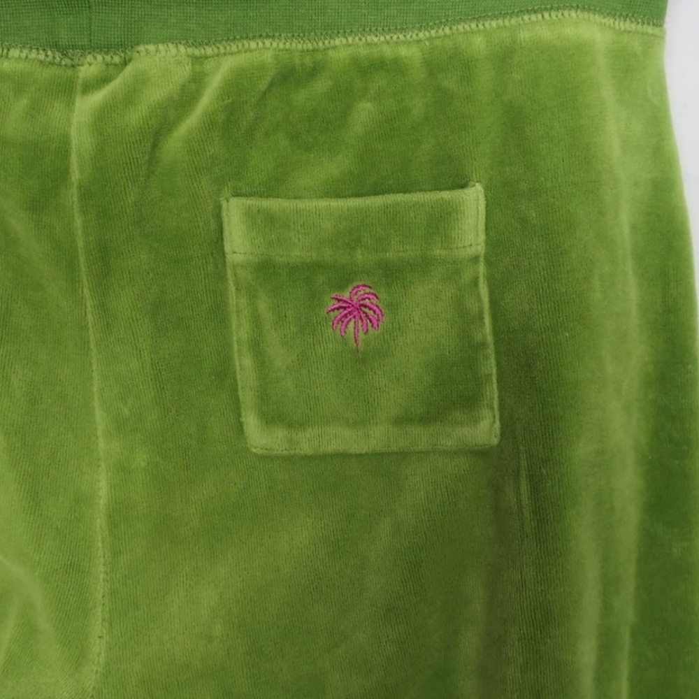 Vintage Lilly Pulitzer Kelly Green with Hot Pink Velour "Track Suit" - S